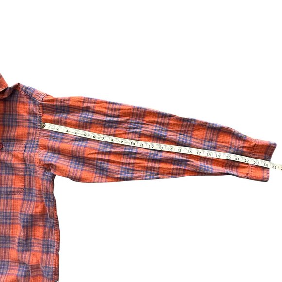 Patagonia‎ Men’s L/S Pima Cotton Shirt Medium River Miles Plaid - Picture 5 of 7